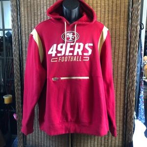 NWOT- FANATICS 🏈 SF 49er SCARLET HOODIE🏈